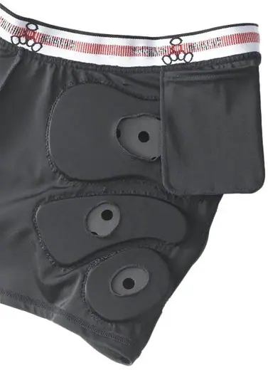 Black Triple 8 Protection Skate/BMX Bumsaver Protective Shorts