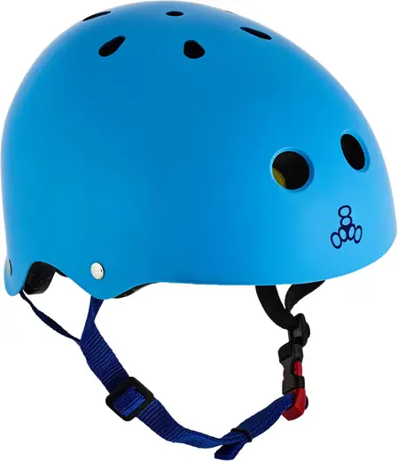 X-L Triple Eight Dual Certified Bike and Skateboard Helmet Black Matte Large 