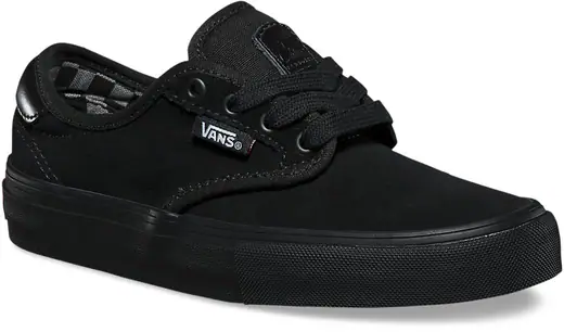 Vans Chima Ferguson Pro Black Kids Skate Shoes رقعة كفر