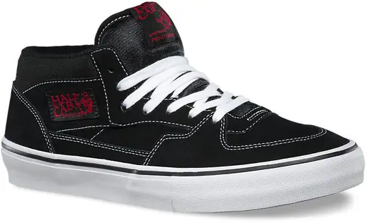 Vans Half Cab Pro Black/White/Red Skate shoes | SkatePro