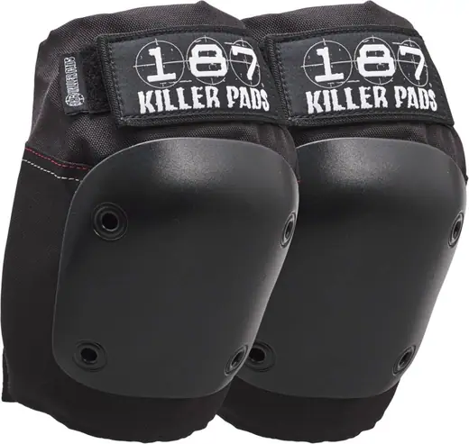187 Killer Pads - Pro Elbow Pads, Black, Skateboarding, Roller Derby