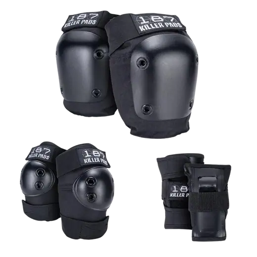 スケートボード 187 KILLER PADS KIDS PAD SIX PACK JR 187 Killer Pads Junior Skate Pads 3-pack - Kids Skates