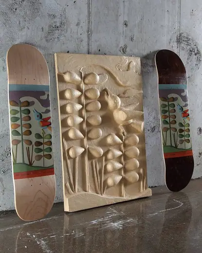 Alien Workshop Guevara Mache Prairie Skateboard Deck | SkatePro
