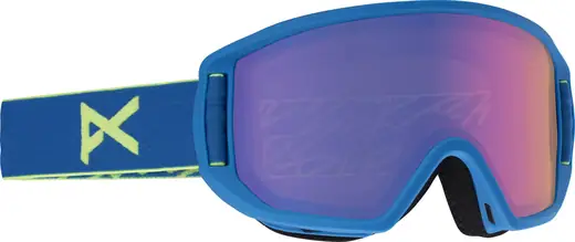 Anon Relapse Junior MFI Blue/Blue Amber Ski Goggles - Alpine Skiing