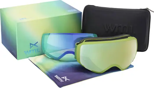 Anon WM1 Mother Nature/Gold + Blue lagoon Ski Goggles