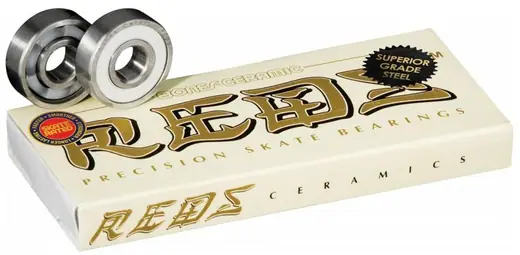 スケートボード BONES SWISS CERAMIC Bones Swiss Ceramic Skateboard Bearings (Set of 8)- Skates USA