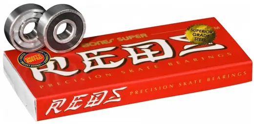 Bones Super Reds Bearings 8-pack - Skateboards | SkatePro