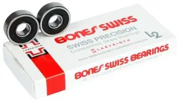 Bones Swiss Bearings L2 8-pack - Skateboards | SkatePro