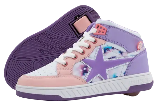 Breezy Skater White/Purple Čevlji S Koleščki