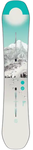 Burton Feelgood Flying V Tavola Snowboard Donna