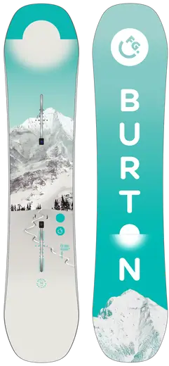 Burton Girls Feelgood Smalls Junior Snowboard - Kids Snowboards
