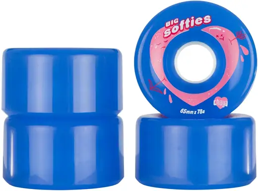 Chaya Big Softies Rulleskøjte Hjul Side By Side 4-Pak