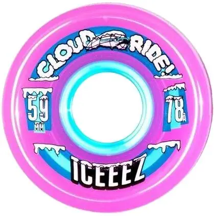 Cloud Ride: 59mm Iceez Longboard Skateboard Wheels - MUIRSKATE