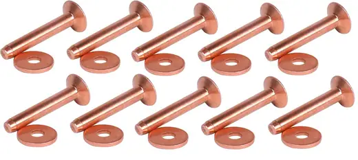 Copperrivet voor hockeyskates 10-Pack