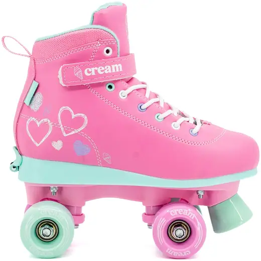 CREAM Scoop Hearts Adjustable Kids Roller Skates