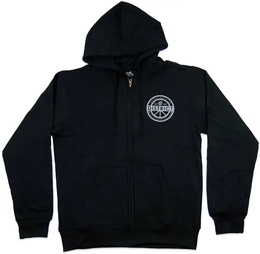 District Supply Co Legit Zip Hoodie SkatePro