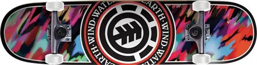 メタルコア Sable Hills / Elements Element Acid Seal Complete Skateboard | SkatePro