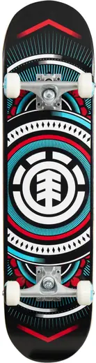 Element Hatched Red Complete Skateboard | SkatePro