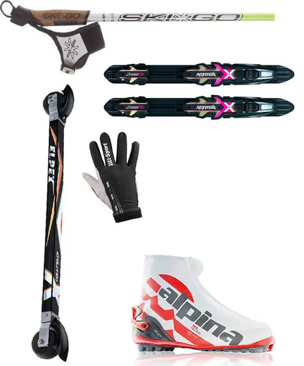 Elpex Classic Man Intermediate Roller Ski Package 1 | SkatePro