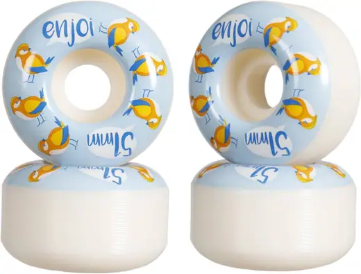 Enjoi Early Bird 99A Skateboard Wheels 4-Pack