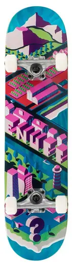 ENUFF Isotown Skateboard-Räder – 54 Mm, PU 90A, Mit 7-lagigem Ahorn-Deck, Mittelkonkav