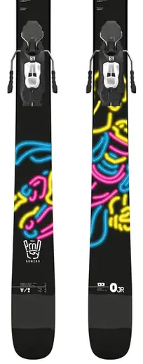 Faction Prodigy 0 Junior skis + L6 GW Bindings - Kids Skis Alpine Skiing