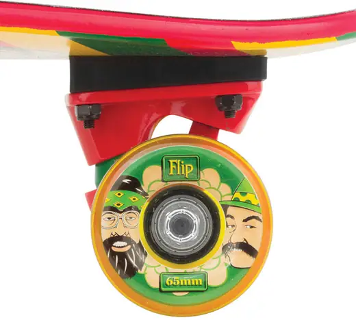 Flip Cheech And Chong Rasta Cruiser Skateboard | SkatePro