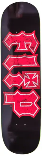 Jart HKD Red Stained Skateboard Deck – 8.375x31.85 Pollici, Tavola Flip In Multistrato, Unisex Adulto