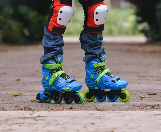 Rookie Two Inline Skate voor kinderen 4×100 | 3×110 extra enkel Rookie Two Inline Skate voor kinderen 4×100 | 3×110 extra enkel