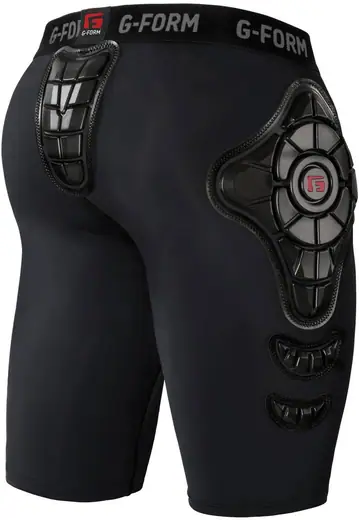 Mens G-Fit Compression Shorts Black (pocket) – GrimFit Sports
