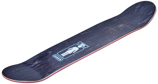 Shape Girl Skateboards Davis 93 Til Deck Branco Preto Azul