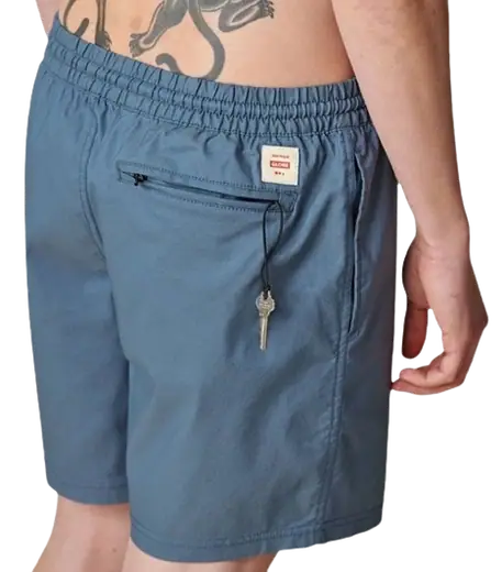 Globe Clean Swell Poolshort, Pantaloncino Da Bagno Uomo In Cotone Biologico, Idrorepellente, Vita Regolabile