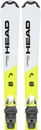 Head Supershape Team Easy JRS Skis + JRS 4.5 GW CA Bindings
