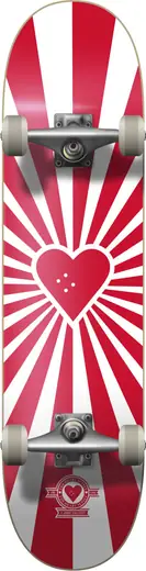 Heart Supply Burst Logo Skateboard Completo