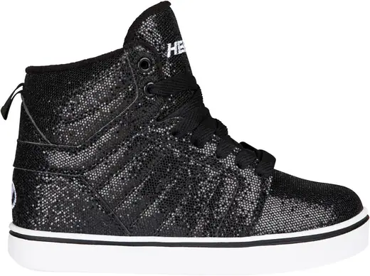 Heelys Uptown Schwarz Disco Glitter Schuhe Mit Rollen