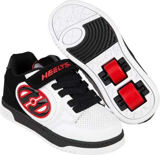 Heelys X2 Plus Black/White Shoes With Wheels