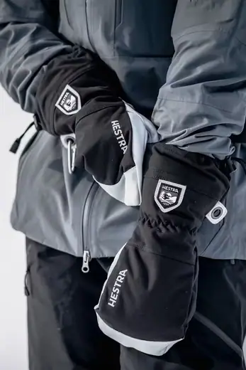 Hestra Army Leather Heli Ski Mittens | SkatePro