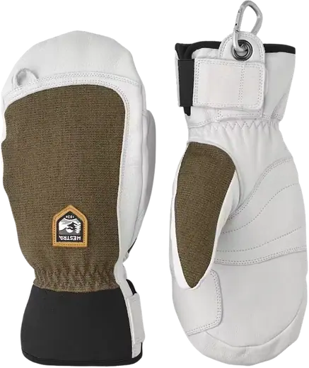 Hestra Army Leather Patrol Mittens Skidhandskar