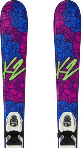 K2 Luv Bug Kids Skis + 4.5 FDT Bindings | SkatePro
