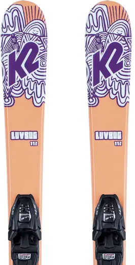 K2 LUV BUG + FDT4.5 ジュニア 子供用 スキーセット K2 LUV BUG + FDT4
