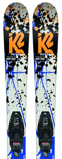 K2 Poacher Junior Skis + FDT 4.5 Bindings | SkatePro