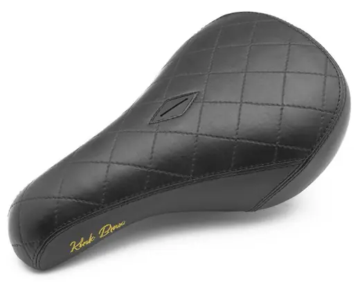 KHE MVP Selle BMX Pivotal – Cuir Synthétique, 262g, Noir – Système De Serrage Stable Et Réglable