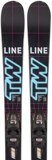 Line Wallisch Shorty Twin Tip Skis + FDT 4.5 Bindings - Alpine Skiing