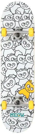 Meow Sticker Pile Complete Skateboard - Skateboards | SkatePro