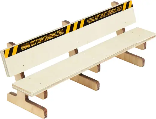 Mitt Fingerskateboards Largo Wood Bench