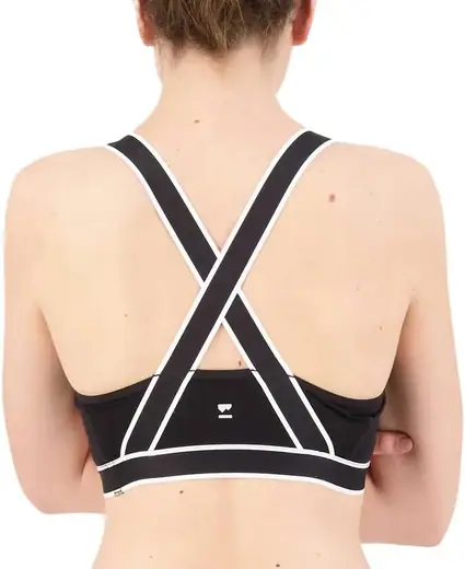 Mons Royale - Women's Stella X-Back Bra - Sports bra - Black | XS