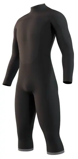 Mystic Brand Longarm Shortleg 3mm Back Zip Wetsuit