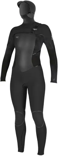 O'Neill Psycho Tech Hooded 6mm Chest Zip Womens Wetsuit