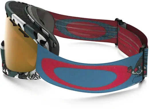 Oakley O2 XS Shady Trees Blue Red/Persimmon Ski goggles
