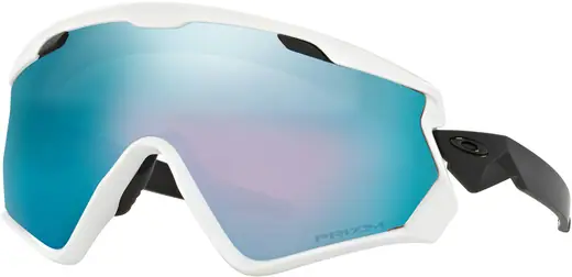 Oakley Wind Jacket 2.0 Matte White Prizm Sapphire Sun Glasses